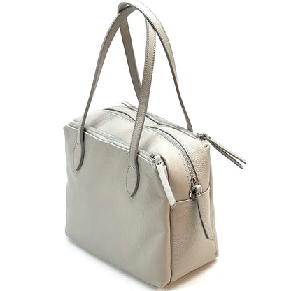 Annabella Leather Handbag - Made In Italy