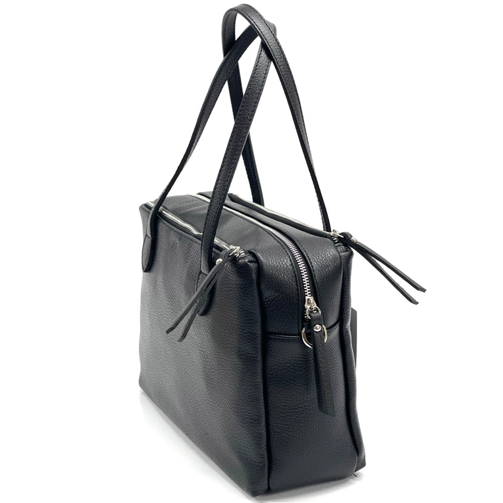 Annabella Leather Handbag - Made In Italy