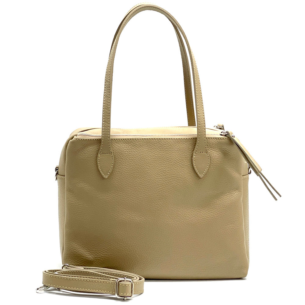 Annabella Leather Handbag - Made In Italy