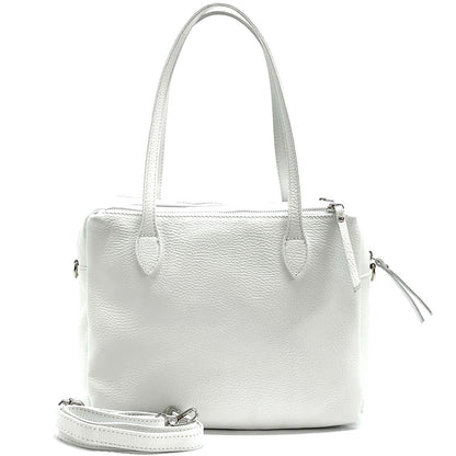 Annabella Leather Handbag - Made In Italy