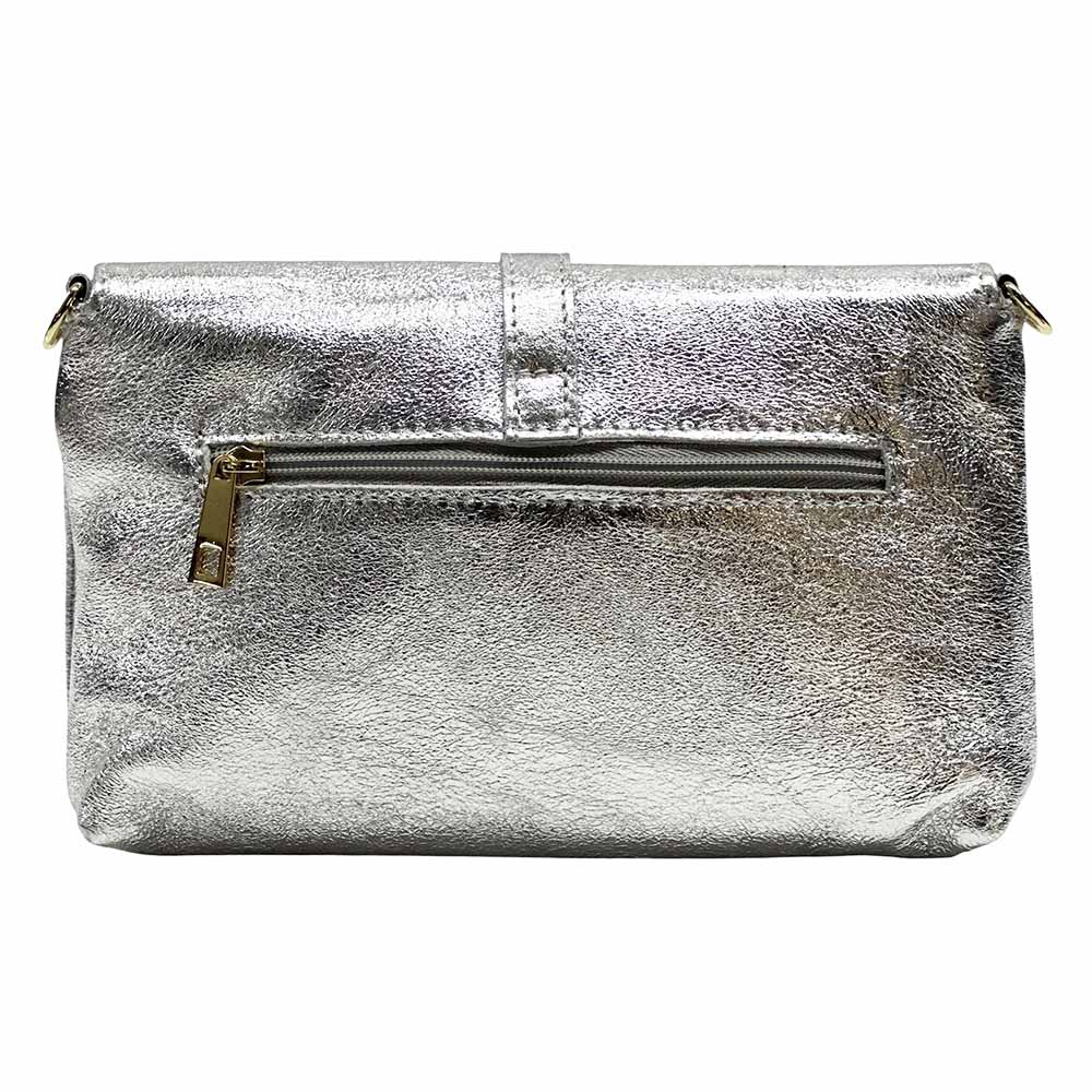 Giorgia leather clutch - 100% genuine Italian leather- made in Italy