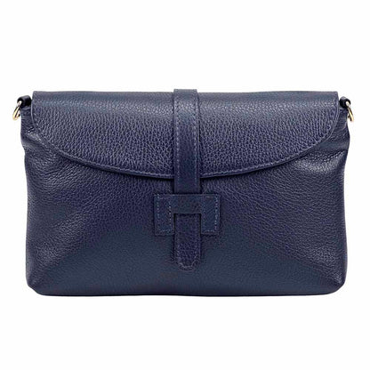 Giorgia leather clutch - 100% genuine Italian leather- made in Italy