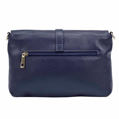 Giorgia leather clutch - 100% genuine Italian leather- made in Italy