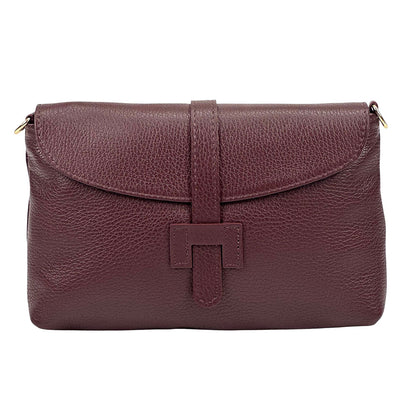 Giorgia leather clutch - 100% genuine Italian leather- made in Italy