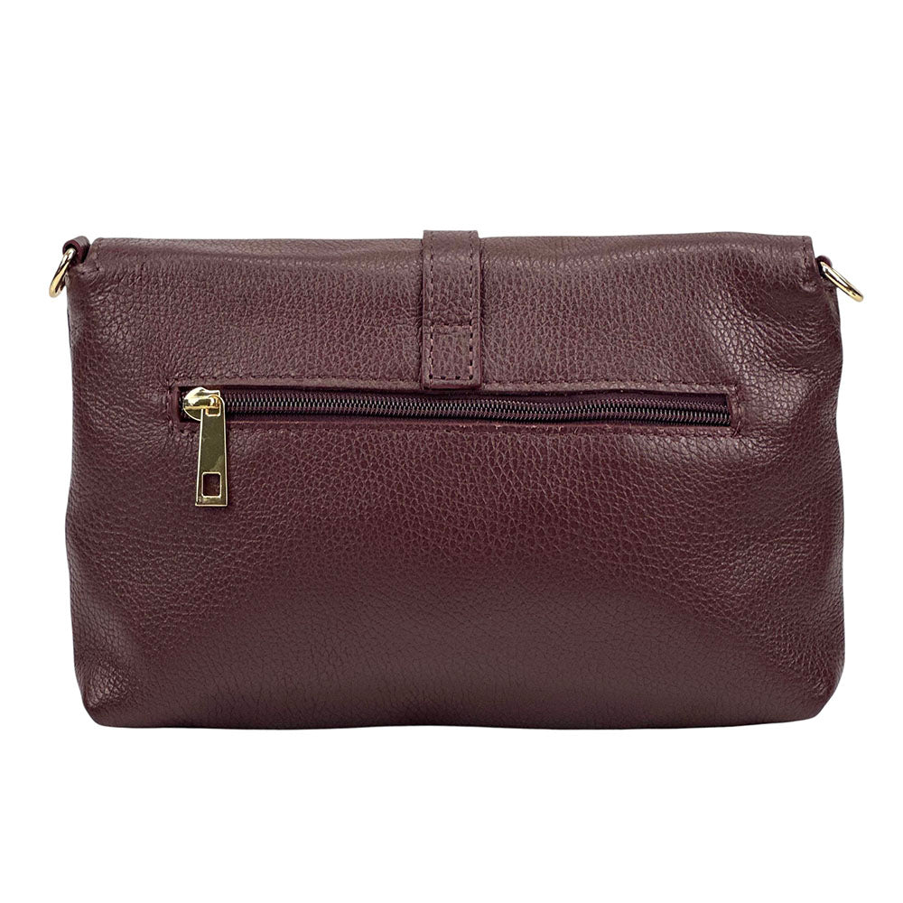 Giorgia leather clutch - 100% genuine Italian leather- made in Italy
