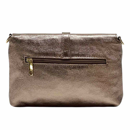 Giorgia leather clutch - 100% genuine Italian leather- made in Italy