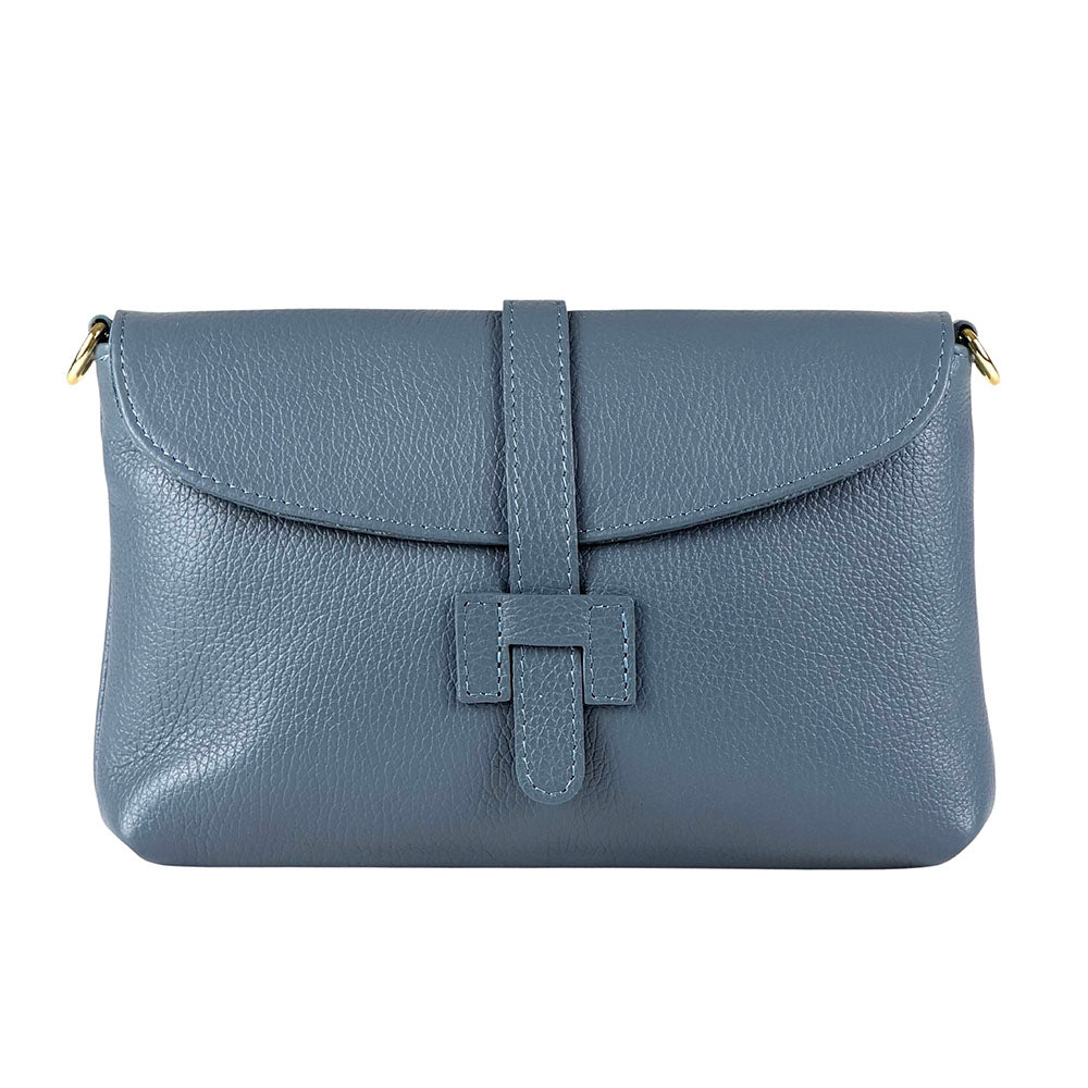 Giorgia leather clutch - 100% genuine Italian leather- made in Italy