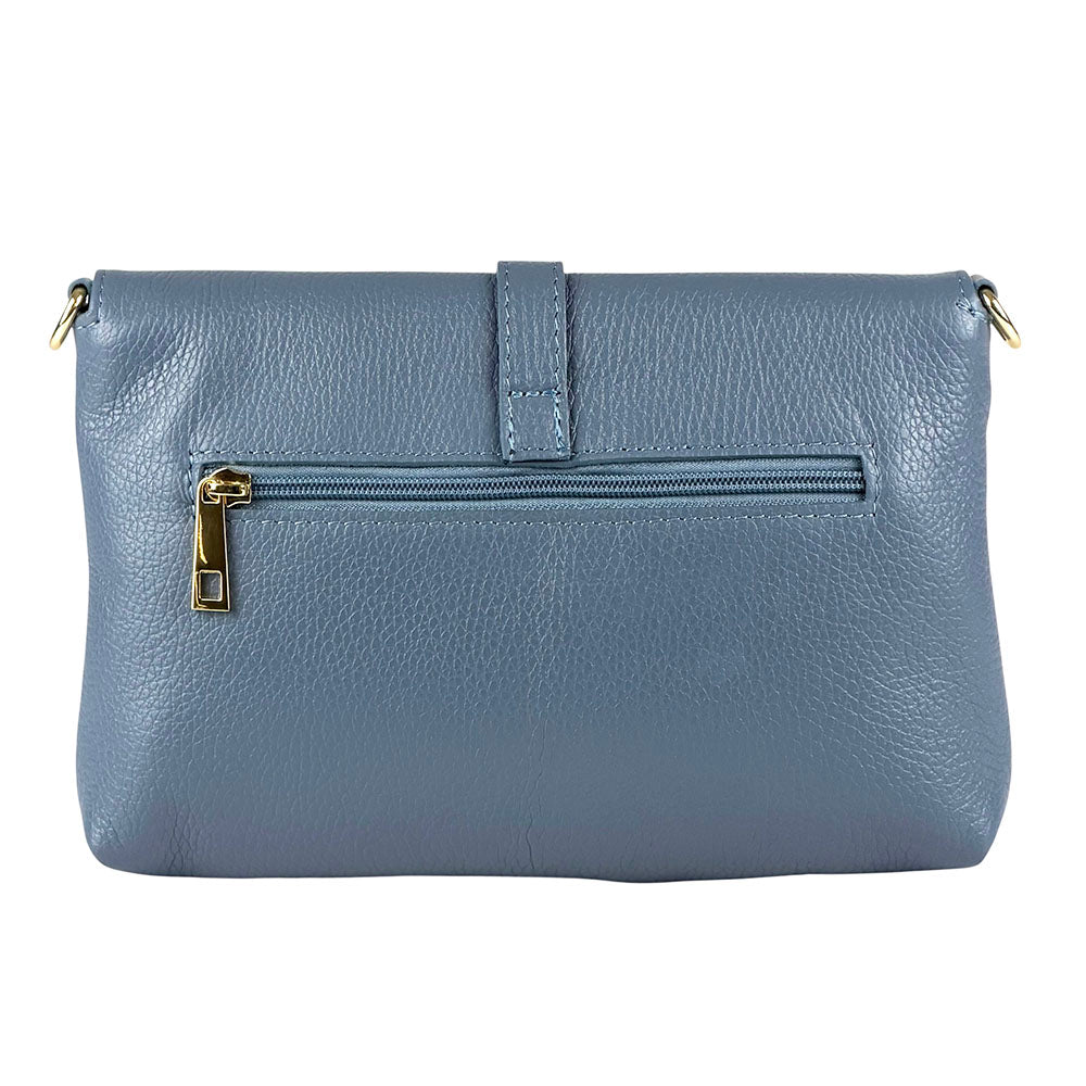 Giorgia leather clutch - 100% genuine Italian leather- made in Italy