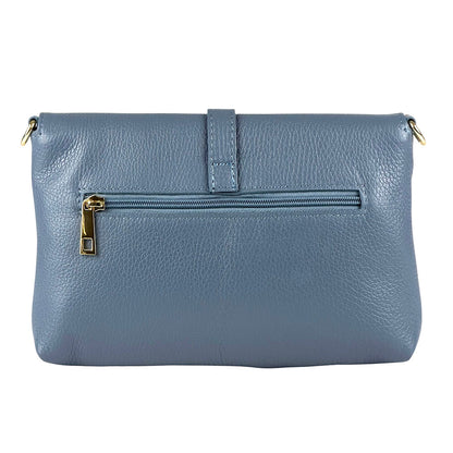 Giorgia leather clutch - 100% genuine Italian leather- made in Italy