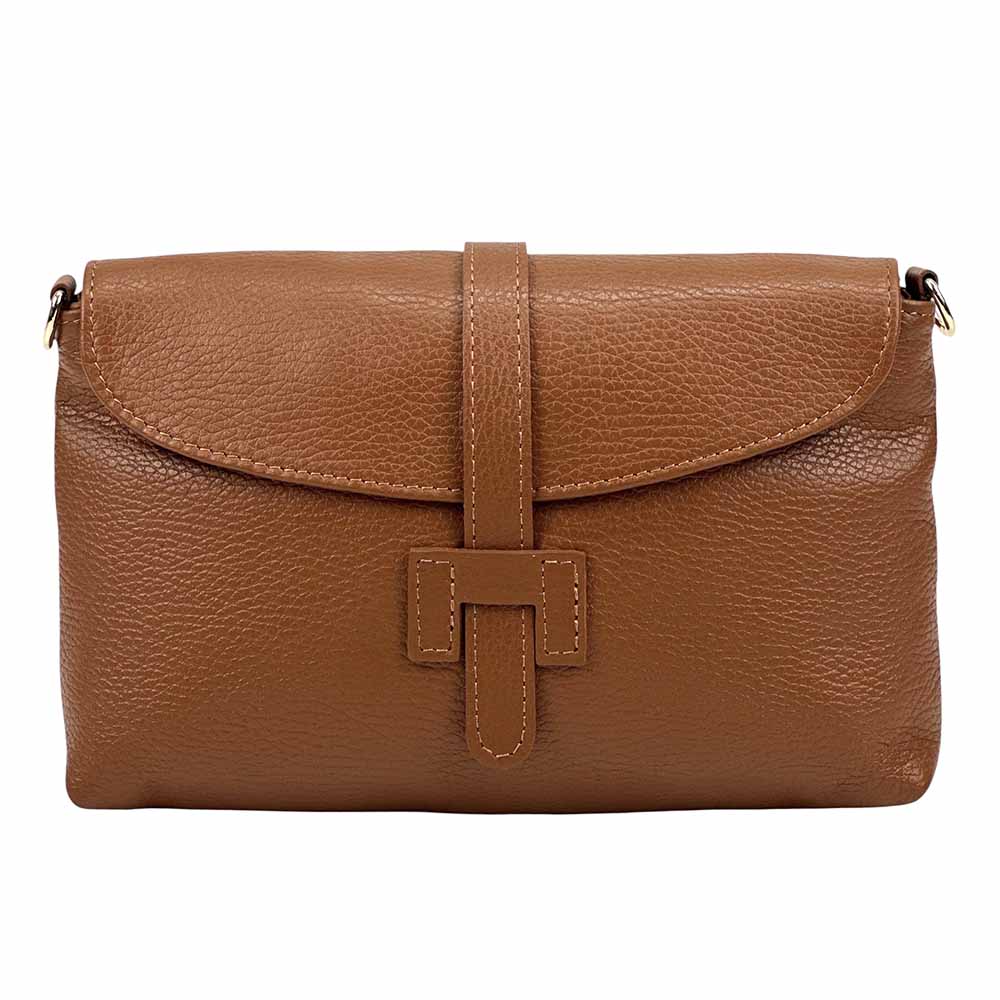 Giorgia leather clutch - 100% genuine Italian leather- made in Italy