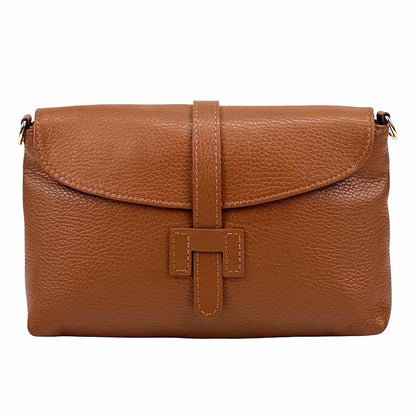 Giorgia leather clutch - 100% genuine Italian leather- made in Italy