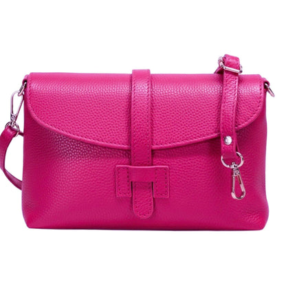 Giorgia leather clutch - 100% genuine Italian leather- made in Italy