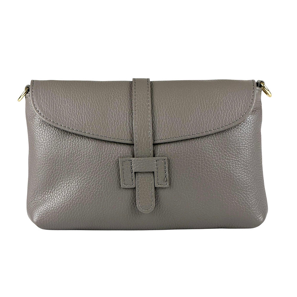 Giorgia leather clutch - 100% genuine Italian leather- made in Italy
