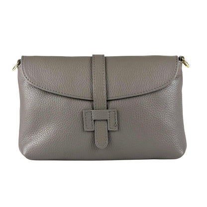 Giorgia leather clutch - 100% genuine Italian leather- made in Italy