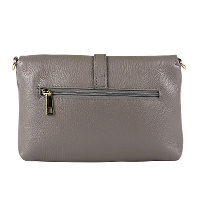 Giorgia leather clutch - 100% genuine Italian leather- made in Italy