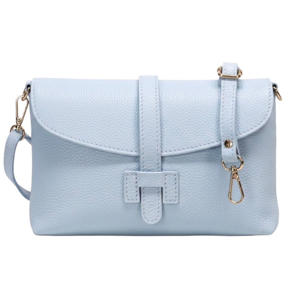 Giorgia leather clutch - 100% genuine Italian leather- made in Italy