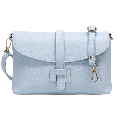 Giorgia leather clutch - 100% genuine Italian leather- made in Italy