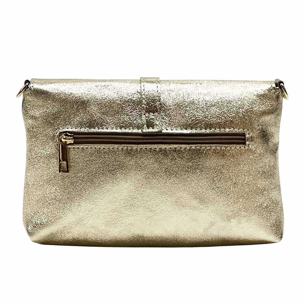 Giorgia leather clutch - 100% genuine Italian leather- made in Italy