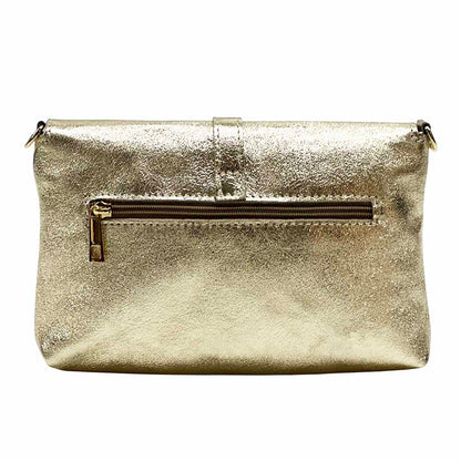 Giorgia leather clutch - 100% genuine Italian leather- made in Italy