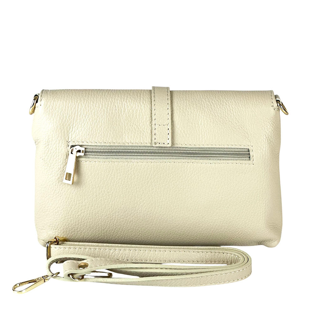 Giorgia leather clutch - 100% genuine Italian leather- made in Italy
