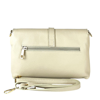 Giorgia leather clutch - 100% genuine Italian leather- made in Italy