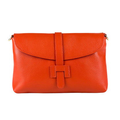 Giorgia leather clutch - 100% genuine Italian leather- made in Italy