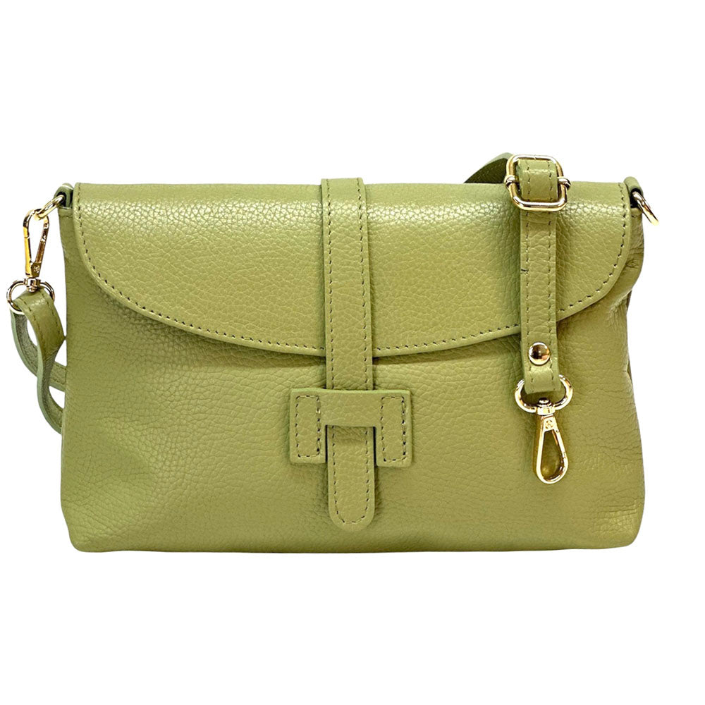 Giorgia leather clutch - 100% genuine Italian leather- made in Italy