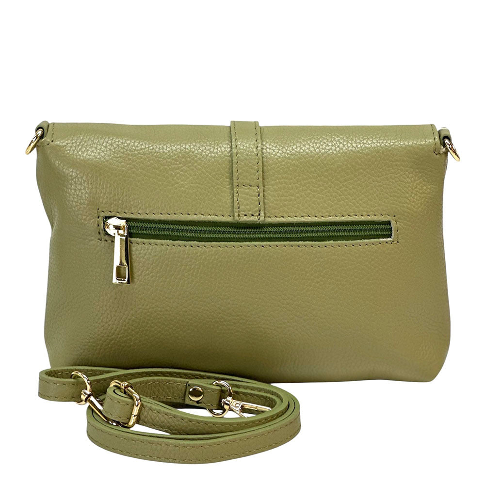 Giorgia leather clutch - 100% genuine Italian leather- made in Italy