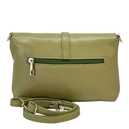 Giorgia leather clutch - 100% genuine Italian leather- made in Italy