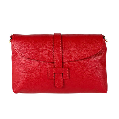 Giorgia leather clutch - 100% genuine Italian leather- made in Italy