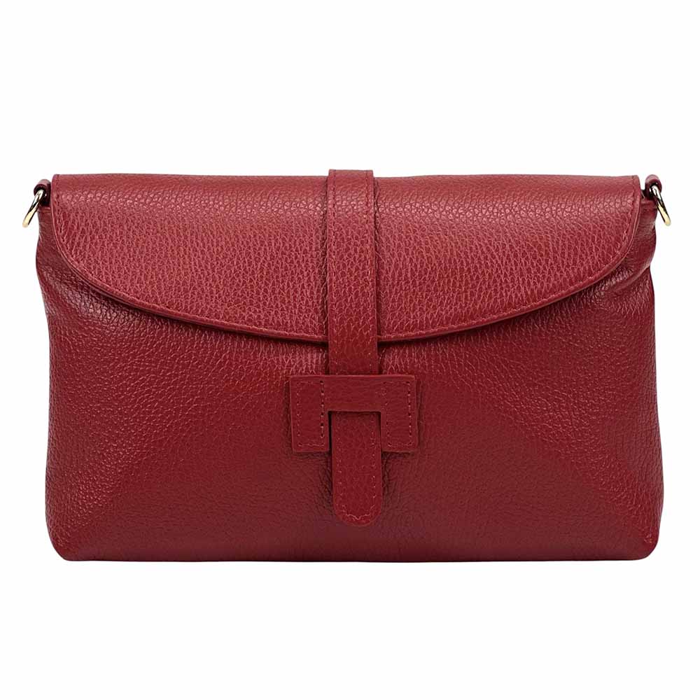 Giorgia leather clutch - 100% genuine Italian leather- made in Italy