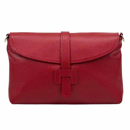 Giorgia leather clutch - 100% genuine Italian leather- made in Italy