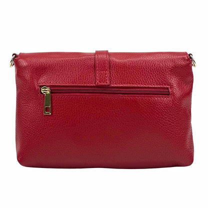 Giorgia leather clutch - 100% genuine Italian leather- made in Italy
