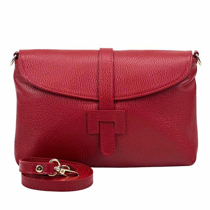 Giorgia leather clutch - 100% genuine Italian leather- made in Italy