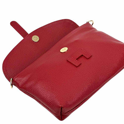 Giorgia leather clutch - 100% genuine Italian leather- made in Italy