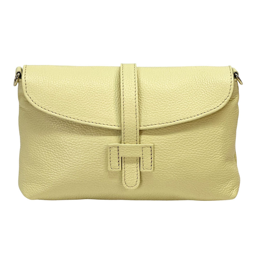Giorgia leather clutch - 100% genuine Italian leather- made in Italy