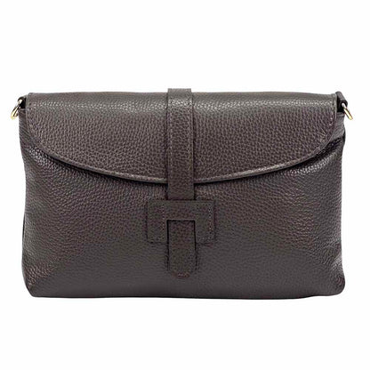 Giorgia leather clutch - 100% genuine Italian leather- made in Italy