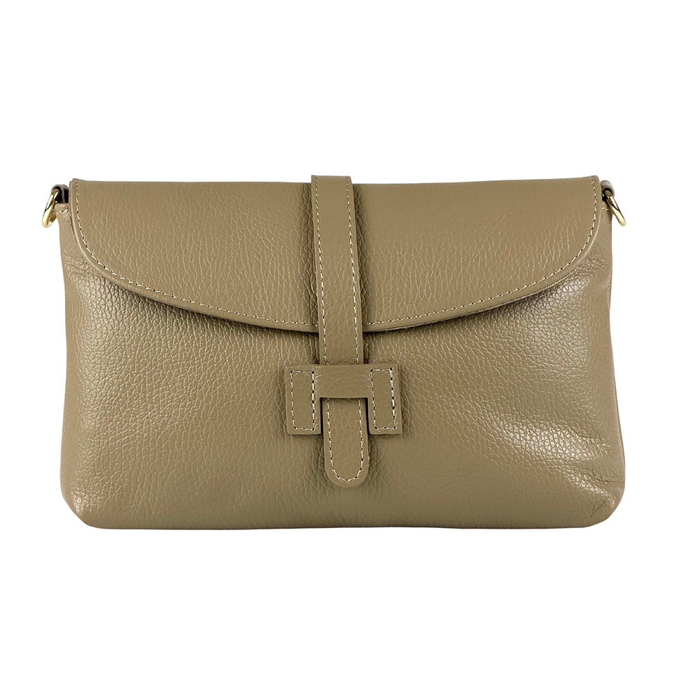 Giorgia leather clutch - 100% genuine Italian leather- made in Italy
