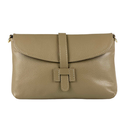 Giorgia leather clutch - 100% genuine Italian leather- made in Italy