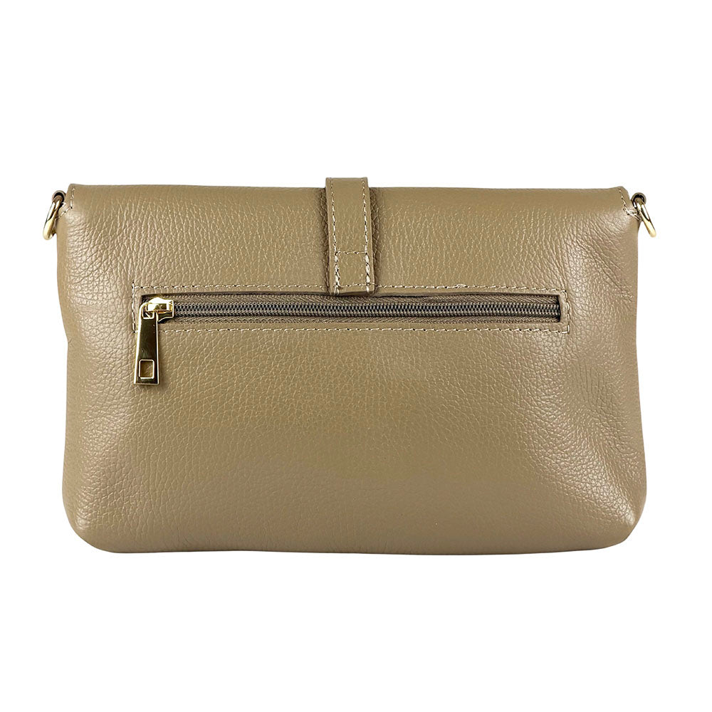 Giorgia leather clutch - 100% genuine Italian leather- made in Italy