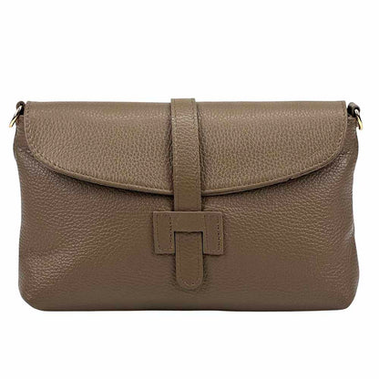 Giorgia leather clutch - 100% genuine Italian leather- made in Italy