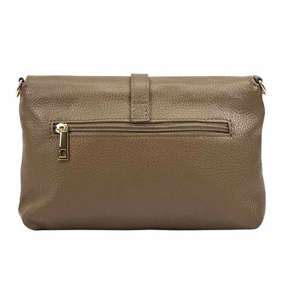 Giorgia leather clutch - 100% genuine Italian leather- made in Italy