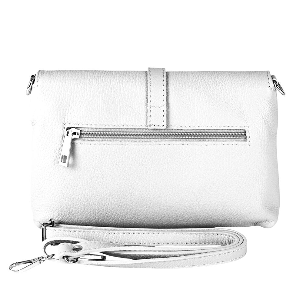 Giorgia leather clutch - 100% genuine Italian leather- made in Italy