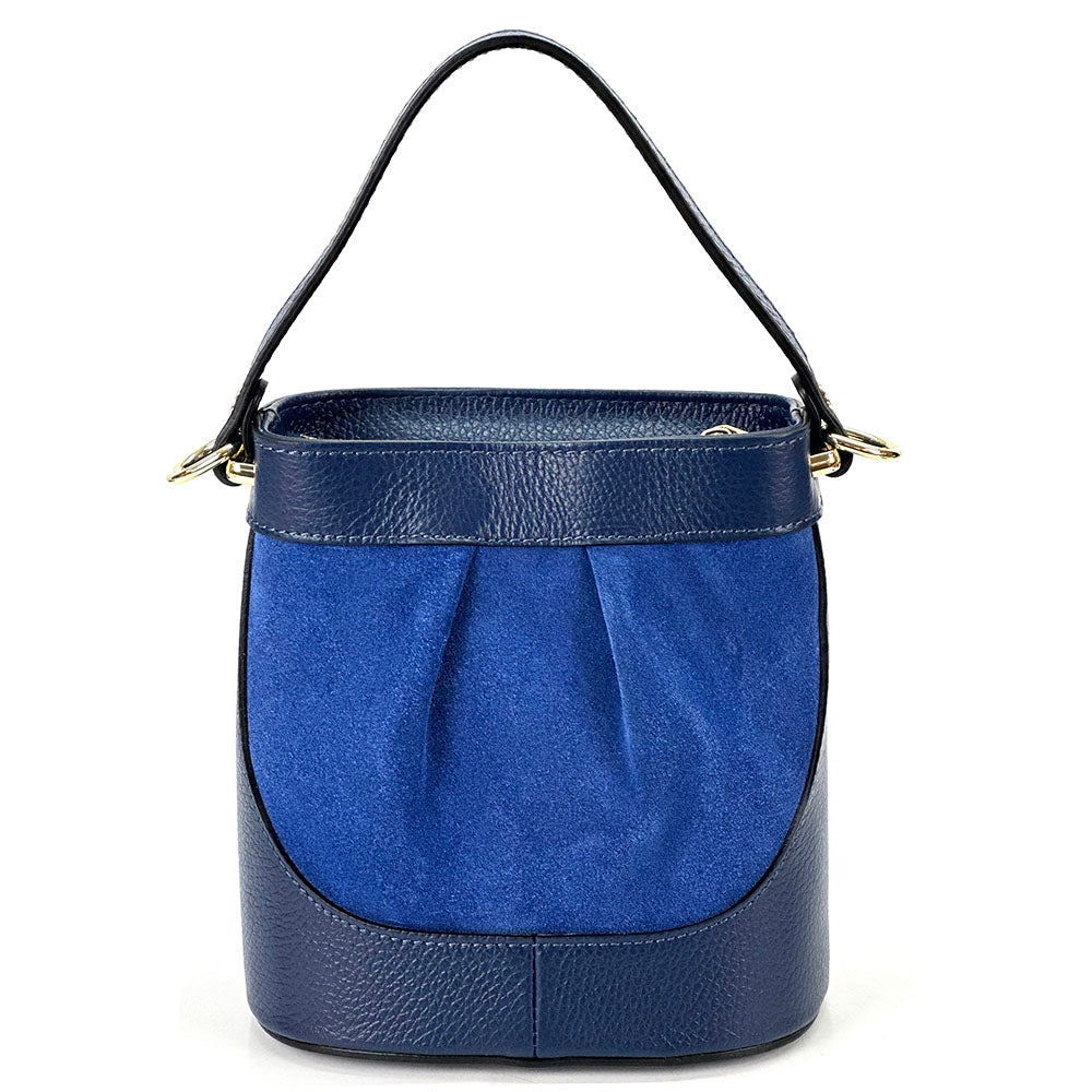 Marina Leather Bucket Bag - Made In Italy