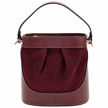 Marina Leather Bucket Bag - Made In Italy