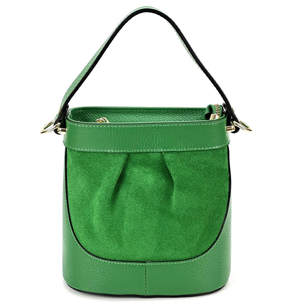 Marina Leather Bucket Bag - Made In Italy