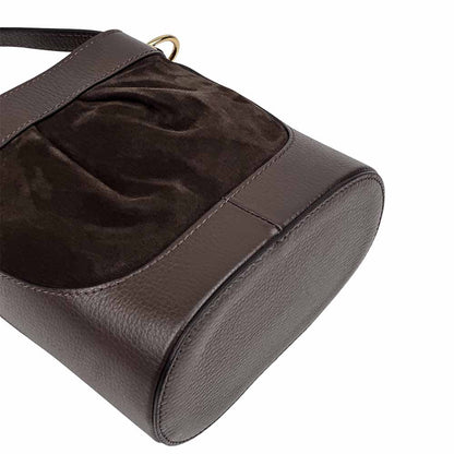 Marina Leather Bucket Bag - Made In Italy