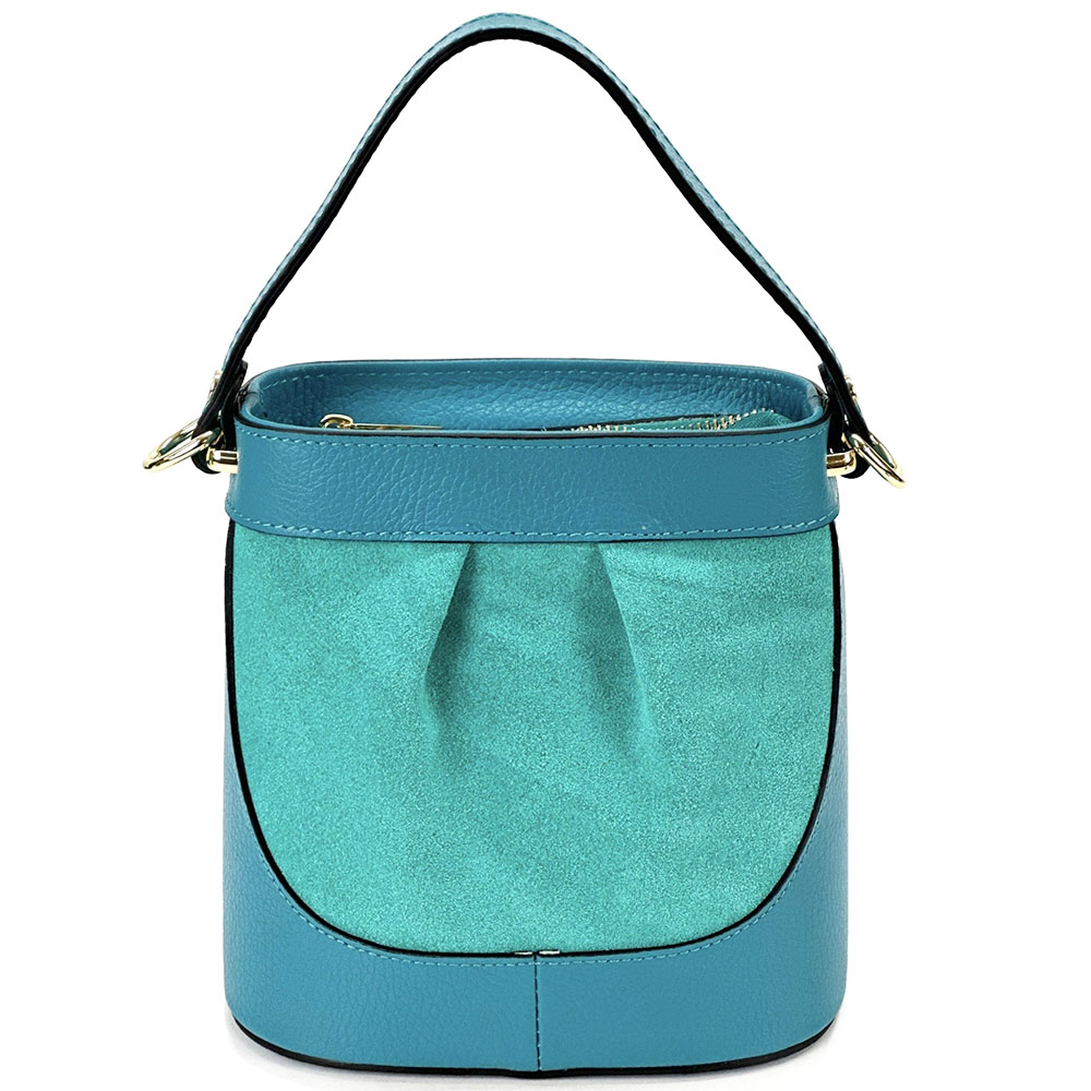 Marina Leather Bucket Bag - Made In Italy