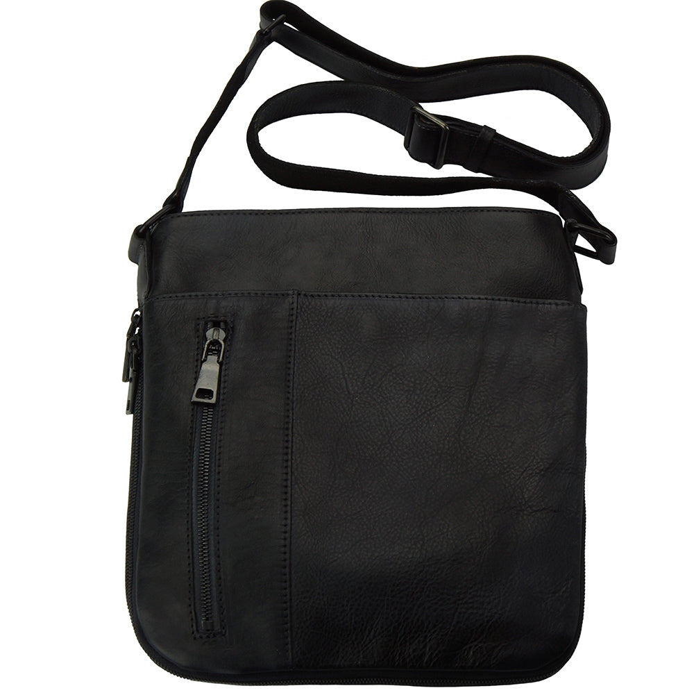Oscar Cross body leather bag - Made In Italy
