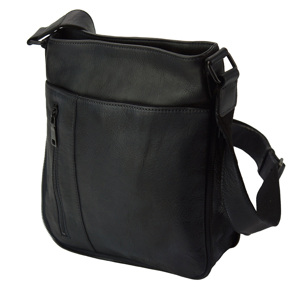 Oscar Cross body leather bag - Made In Italy